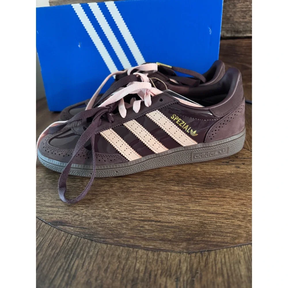 Adidas Handball Spezial W Shadow Brown Bliss Pink KH9157 Womens 8.5 NEW